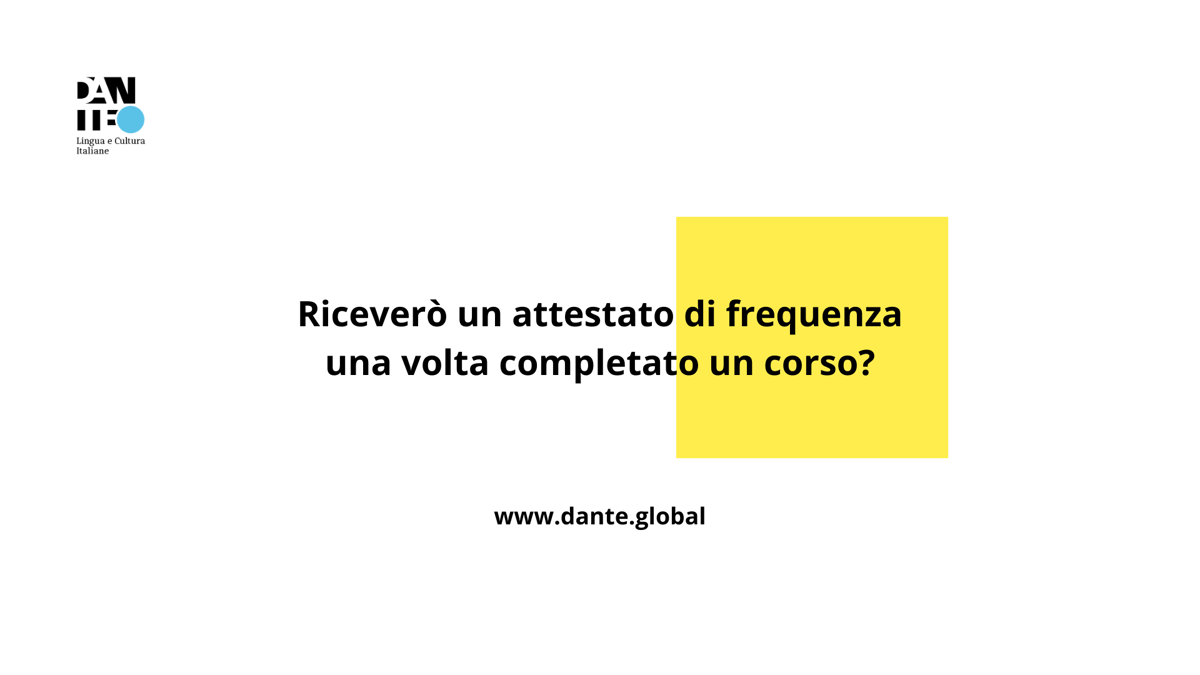 attestato frequenza dante.global