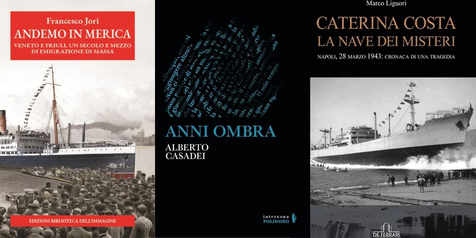 Libri della settimana: Jori, Casadei, Liguori