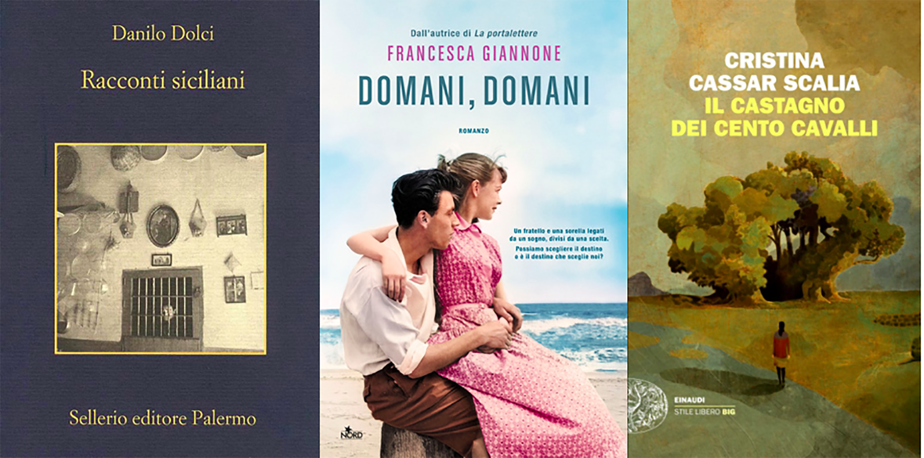 I libri della settimana: Dolci, Giannone, Cassar Scalia