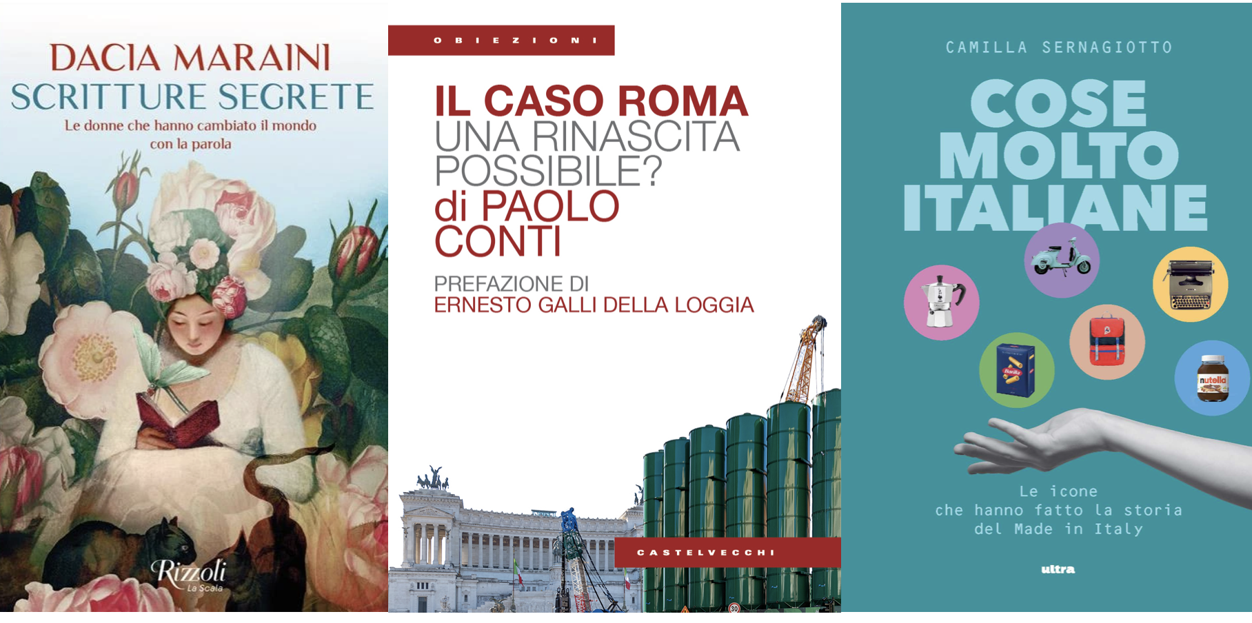 I libri della settimana: Maraini, Conti, Sernagiotto